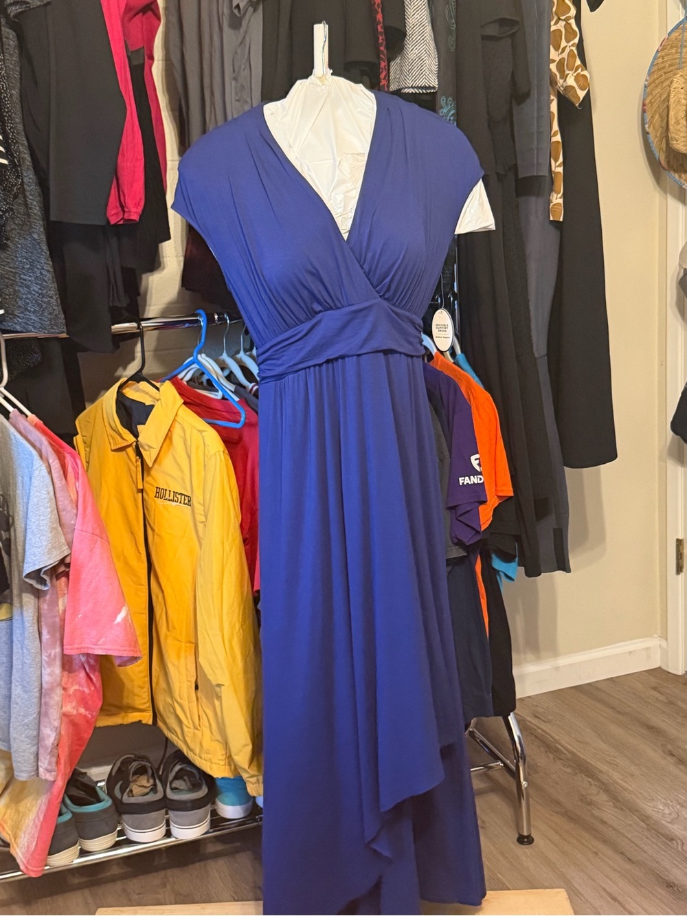 Soma Soft Jersey Maxi Bra Dress – True Blue, Size M (NWT)
